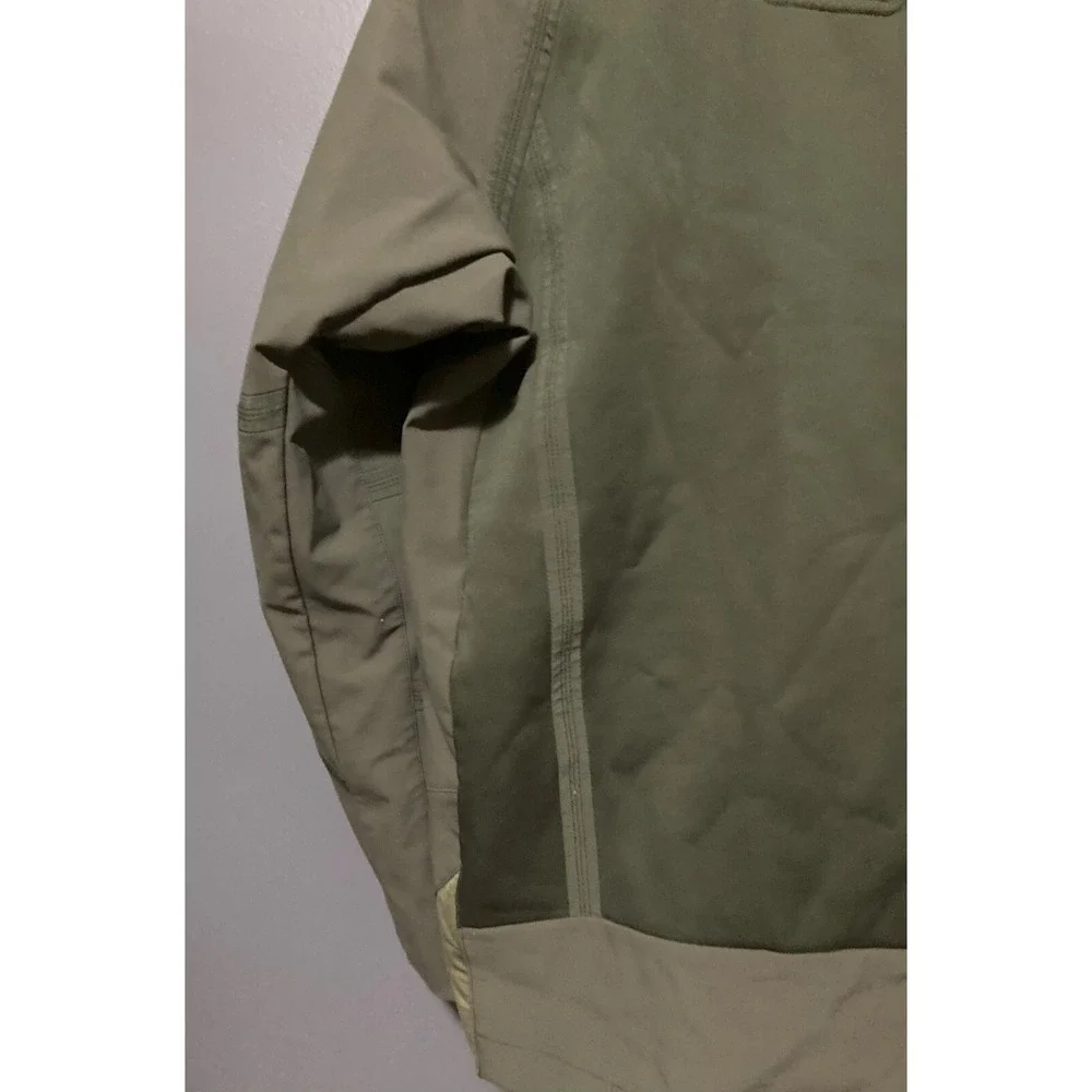 The North Face Summit Series Jacket Mens Medium Olive Green Winter Warm Outdoors